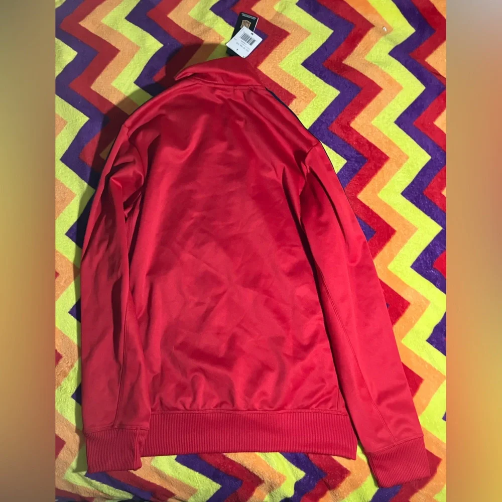 Adidas Red Spain track Soccer Jacket Size M NWT - Picture 3 of 4